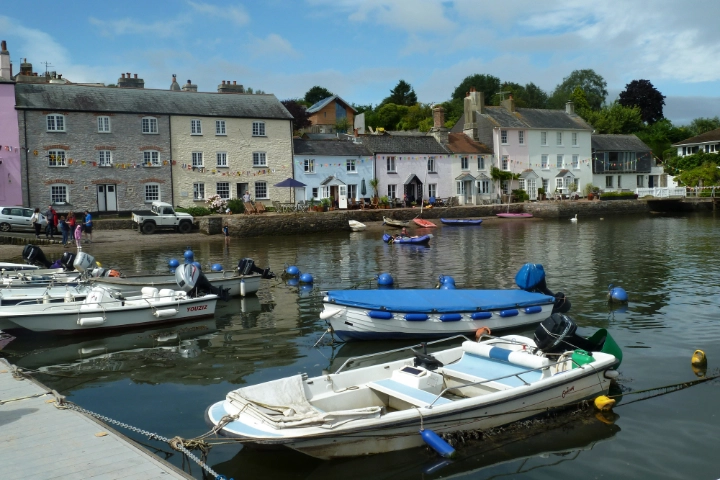River at Dittisham Image of the river front at Dittisham